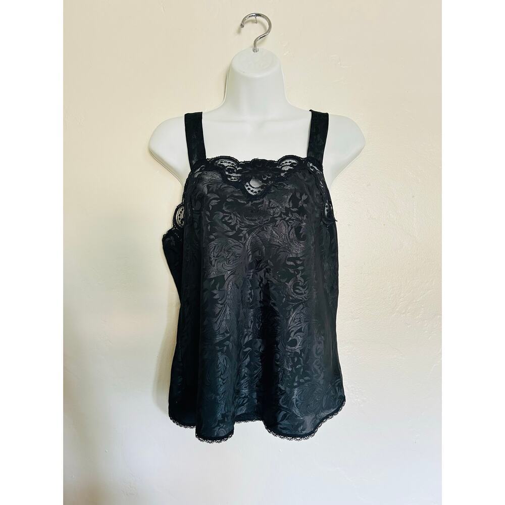 Vintage black 80s camisole - Picture 2 of 3